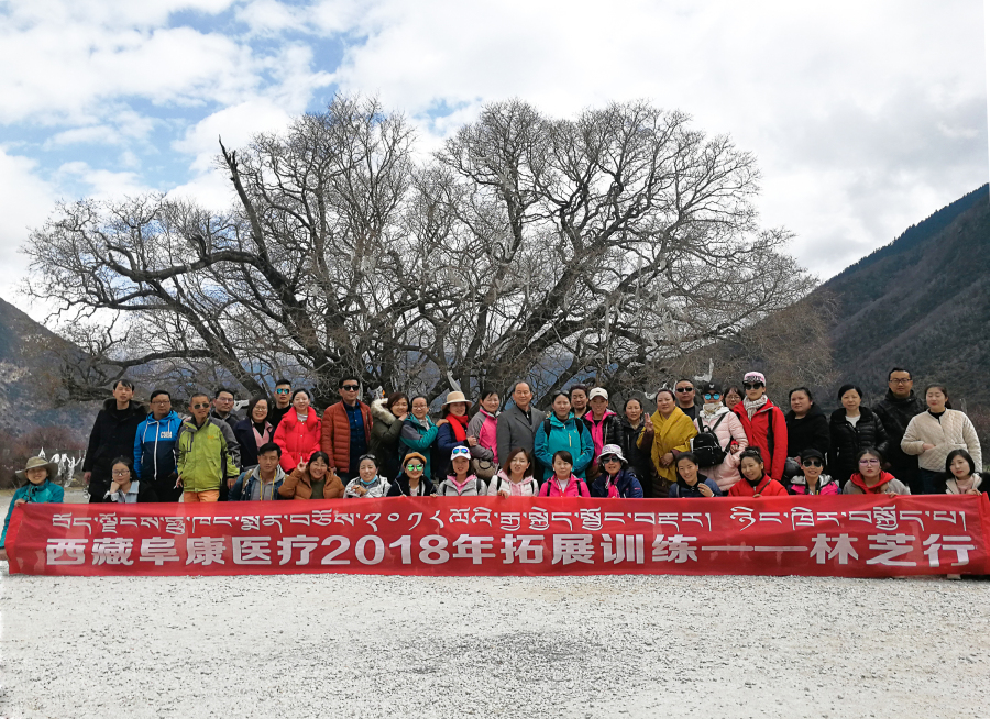 西藏阜康醫(yī)療2018年拓展訓練——增強團隊凝聚力、提升團隊協(xié)作能力，更好地為患者服務